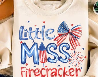 Little Miss Firecracker Png, 4 lipca Png Dzieci Maluch, Little Mister Firecracker png, American Girl Boy Png, Koszulka dziecięca png, American Girl