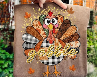 Turkey Gobble Thanksgiving Png, Thanksgiving Gobble Coquette PNG, Thanksgiving Turkey PNG, Trendy Fall, Preppy Thanksgiving Png, Autumn Png