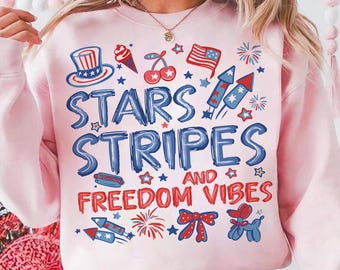 Stars Stripes and Freedom vibes Png, 4th of July Christian Patriotic Sublimation PNG, Faith and Freedom PNG, Independence Day, Jesus png