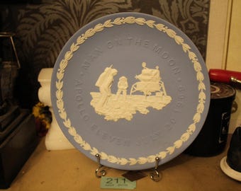 Wedgewood Man on the Moon 1969 verzamelbord Engeland uitstekende staat