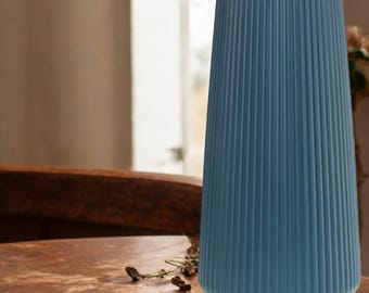 Large Nordic Minimalist Flower Vase – Elegant & Durable Faux Glass Jar for Wedding Centerpieces | Home Decor | or Floral Arrangements