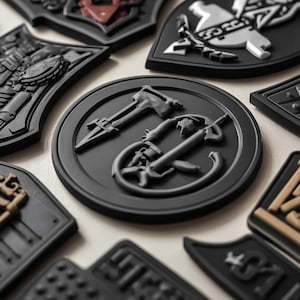 Custom 2D/3D PVC Rubber Patches | Logo Appliques, Iron On/Sew On