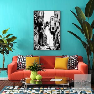 Avantgarde Poster Brutalist Industrielle Wandkunst Abstrakte Kunst Druck Zuhause Büro Wohnzimmer Schlafzimmer Zeitgenössische Dekoration Einzigartige Wand Kunstwerk