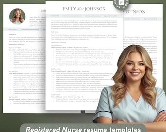Minimalist CV Template for ATS Nurse Resumes | Clean and Simple Design for Google Docs