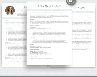 Nurse Resume Template Bundle for Google Docs | Modern Resume & Cover Letter