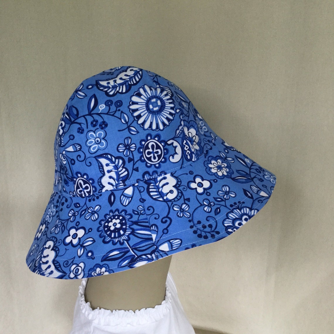 Ladies Sun Hat Floppy Hat Gardening Hat Wide Brim Hat Easy Etsy Canada