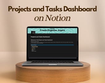 Projekt och uppgifter Notion Dashboard