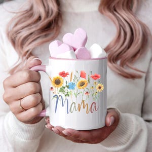 Gift Mother&#39;s Day Wildflowers Mug Gift for Mom Coffee Cup Coffee Mug Gift for Mother Mother&#39;s Day Gift Idea Mom