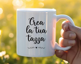 Tazza personalizzata con nome – Idea regalo unica – Mug con frase o foto – Perfetta per compleanni e anniversari