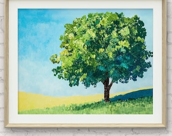 David Hockney Bigger Trees Near Water Print Unframed - Etsy UK