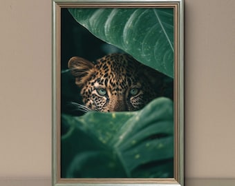 Leopard - Digital Wall Poster, Instant Download