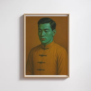 Green Gentleman – Tretchikoff Style Mid-Century Art Print