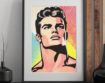 Superhéroe gay del arte pop