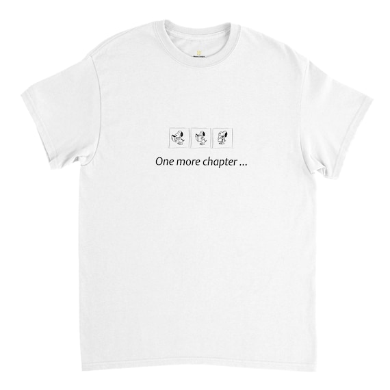 One more chapter... snoopy T-shirt - Heavyweight Unisex Crewneck T-shirt | Gildan® 5000