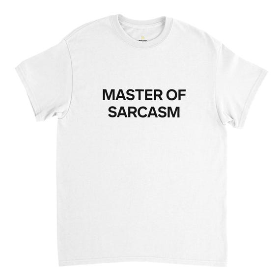 Master of sarcasm - Heavyweight Unisex Crewneck T-shirt | Gildan® 5000