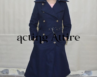 1960 年代 Ugeco Nantes ネイビーブルー ウール コート | 1969