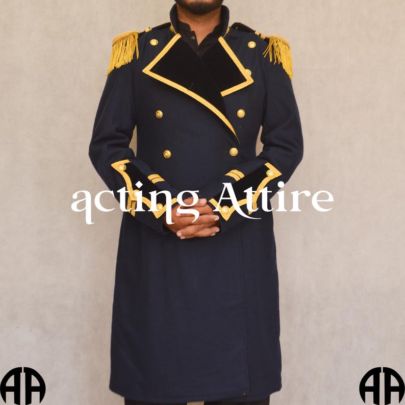 Grogram Coat Imperial Navy Wool Frock Coat: Gala Uniform, Naval Construction ...