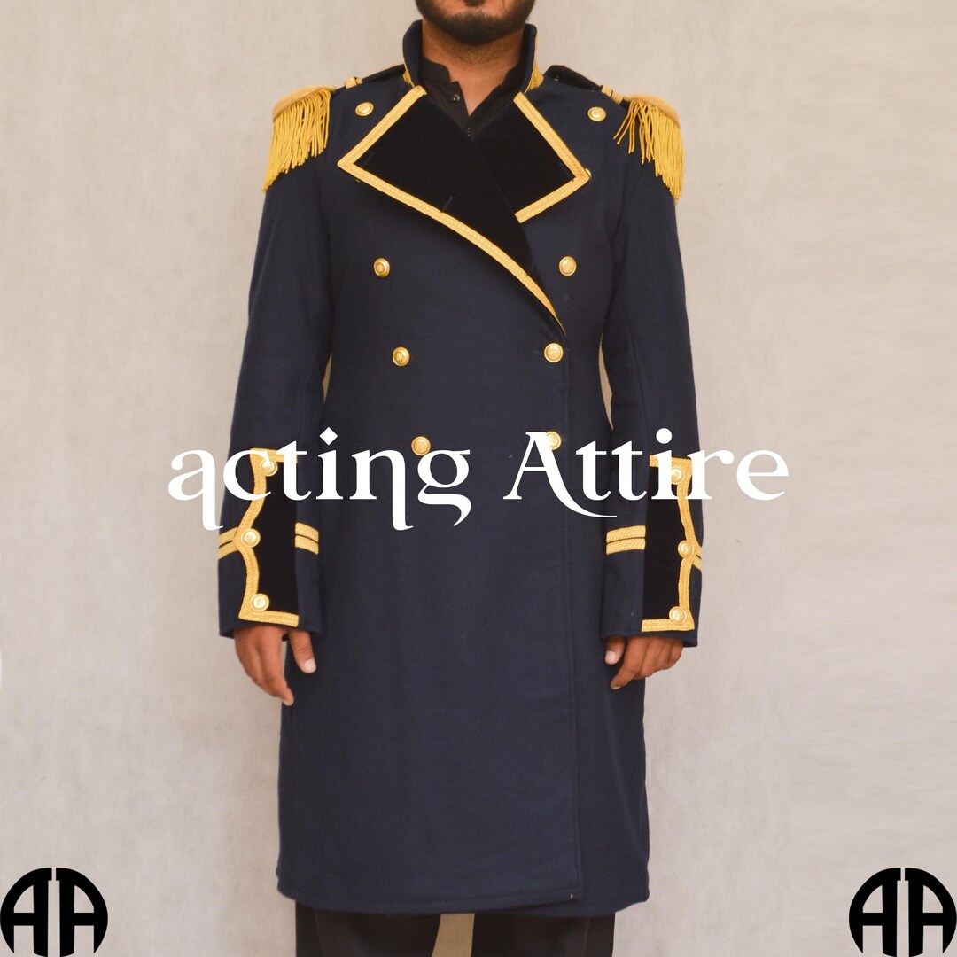 Grogram Coat Naval Construction Jacket Imperial Navy Large Gala Uniform, Naval ...
