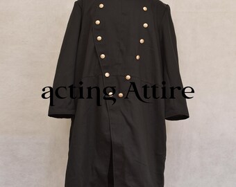 thumbnail image 2 of Civil War Union Officer Frock Coat - Senior Double-Breasted Repro Jacket (All Sizes, Wool) 2 of 2