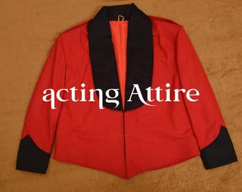 Red Wool British Army Mess Dress Jacket: Military Formal Attire