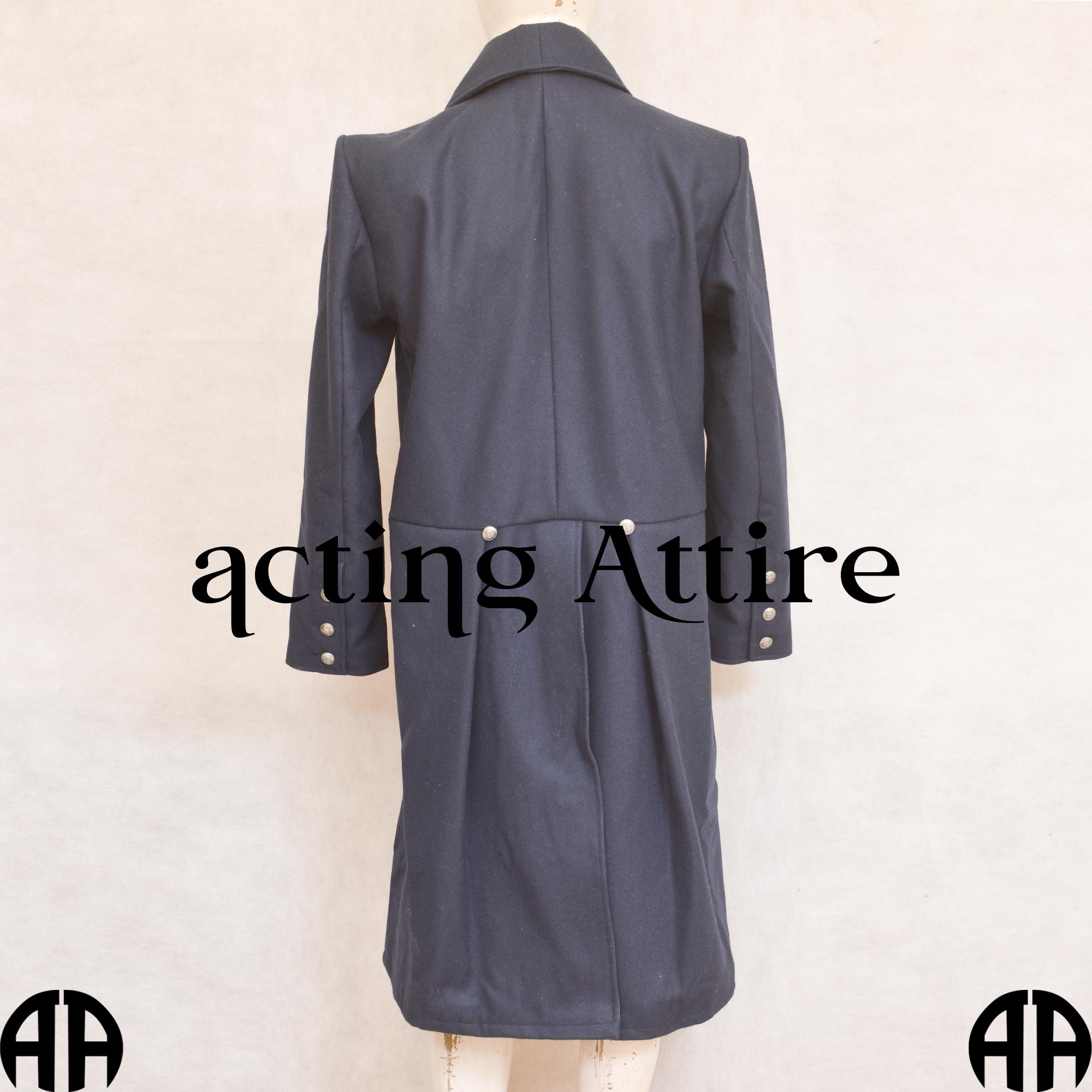 Marine Woll-Gehrock im Kolonialstil aus dem