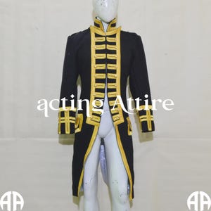 British Uniform, Captain Naval Jacket, Royal Naval Admiral Jacket, British Admiral Uniform, Black Wool Uniform