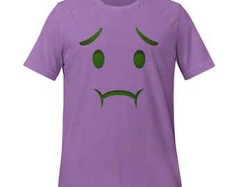 Nauseous Emoji T-Shirt | Sick & Queasy | Bella + Canvas Tee | Trendy Graphic Tee