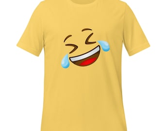 ROFL Emoji Tee | Tears of Joy | Hilarious T-Shirt for Emoji Lovers | Trendy Graphic Tee | Express Yourself