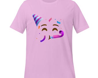 Celebrate & Party On! | Show your emotions | Party Emoji T-Shirt | Bella + Canvas Tee | Trendy Graphic Tee