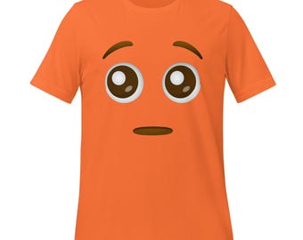 Pleading Face Emoji T-Shirt | Puppy Dog Eyes | Bella + Canvas Tee | Trendy Graphic Tee