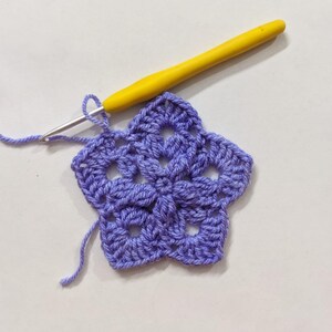 Crochet Christmas star pattern PDF easy hanging ornament