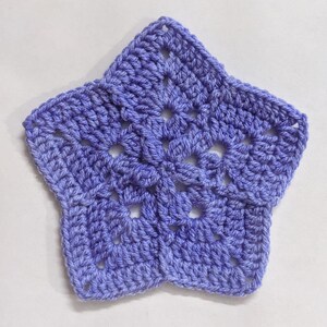 Crochet Christmas star pattern PDF easy hanging ornament