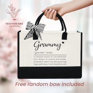 Grammy Things Bag, Funny Grammy Gifts, Zippered Tote Bag, Cute Grammy Gift, Mother&#39;s Day Gift For Grandma, Grammy Bag, Nana Mimi Gifts