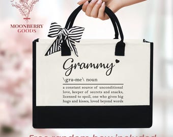 Grammy Things Bag, Funny Grammy Gifts, Zippered Tote Bag, Cute Grammy Gift, Mother's Day Gift For Grandma, Grammy Bag, Nana Mimi Gifts