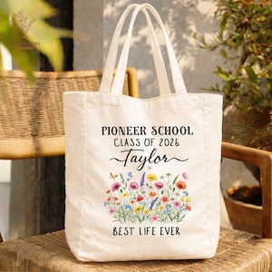 Personalized Pioneer School Tote Bag, JW Pioneer School 2026 Gift, Pioneer School Gift Bag, Best Life Ever Bag, jw gift, JW Pioneer Gift Bag