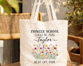 Personalized Pioneer School Tote Bag, JW Pioneer School 2026 Gift, Pioneer School Gift Bag, Best Life Ever Bag, jw gift, JW Pioneer Gift Bag