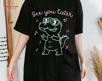 See You Later Alligator Teacher Shirt, Last Day of School Tee, End of Year Comfort Colors® Teacher TShirt, Teacher Summer Gift, Teacher Gift