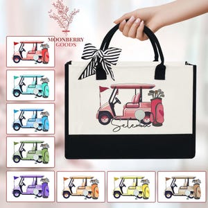 Personalized Golf Cart Bag, Golf Gift Women, Golfing Gift Ideas, Golf Tote Bag,Golf Wristlet,Golf Lover Gift, Mothers Day Gift,Golf Club Bag