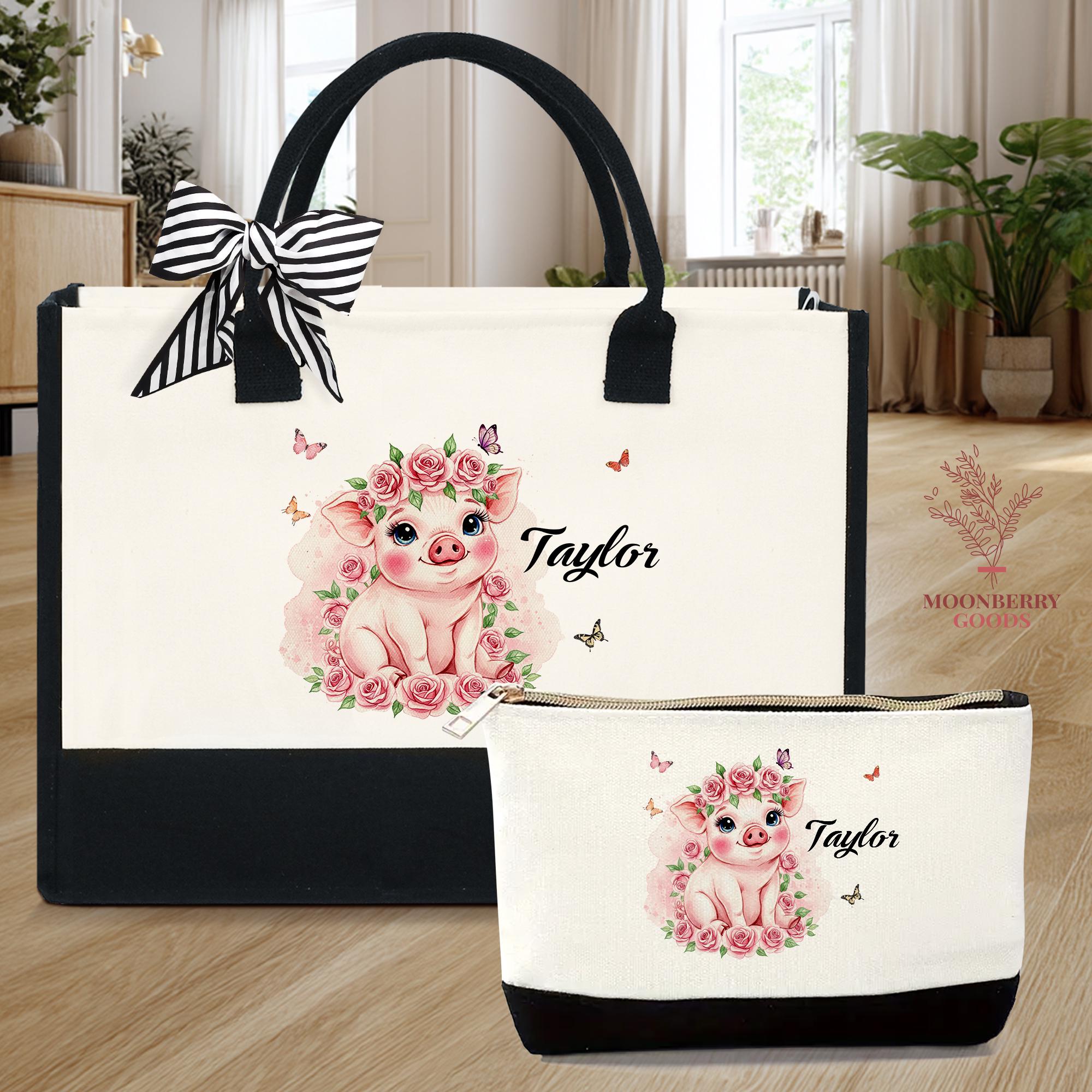 chiiii bagのpigtote Personalized Pig Tote Bag - Etsy