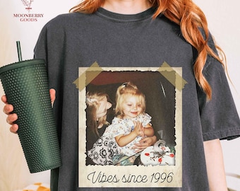 Custom Vintage Photo And Year Shirt, Retro Shirt With Picture, Custom 30th Birthday Gift, Vintage 30th Birthday Party, Vintage Est Shirt