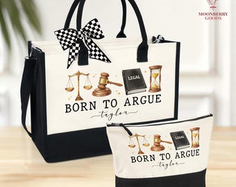 Lawyer Tote Bag, Women In Law Tote Bag, New Lawyer Gift Bag, Law Student Book Bag, Studying Law Tote, Lawyer Gifts, Christmas Lawyer Gifts