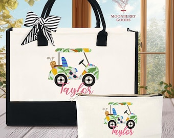 Golf Club Bag, Golf Gifts, Custom Golf Tote Bag, Golf Gift Women, Golfing Gift Ideas, Golf Tote Bag, Golf Wristlet, Christmas Golf Gift