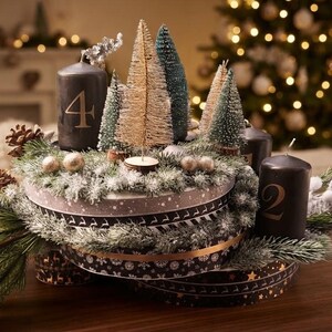 Künstlicher adventskranz ohne kerzen