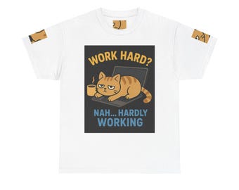 Funny Cat Shirt, Work From Home Gift, Nap From Home T-Shirt, Hilarious Animal Lover Graphic Tee, Cat Mom Dad Unisex Sarcastic WFH Shirt