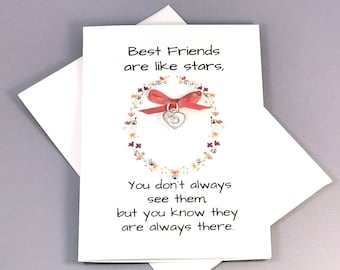 Best Friend Gift and Card - Bestie Friendship Card - Long time friends Card - Forever  Friends card - Card for her - Best Friendship Card