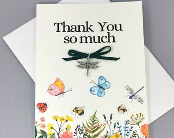 Appreciation Card  |  Thank you so Much Card | Blank Note Card | Floral Note Card | Premium Card | Friends Card | Employee Card | Nurse Card