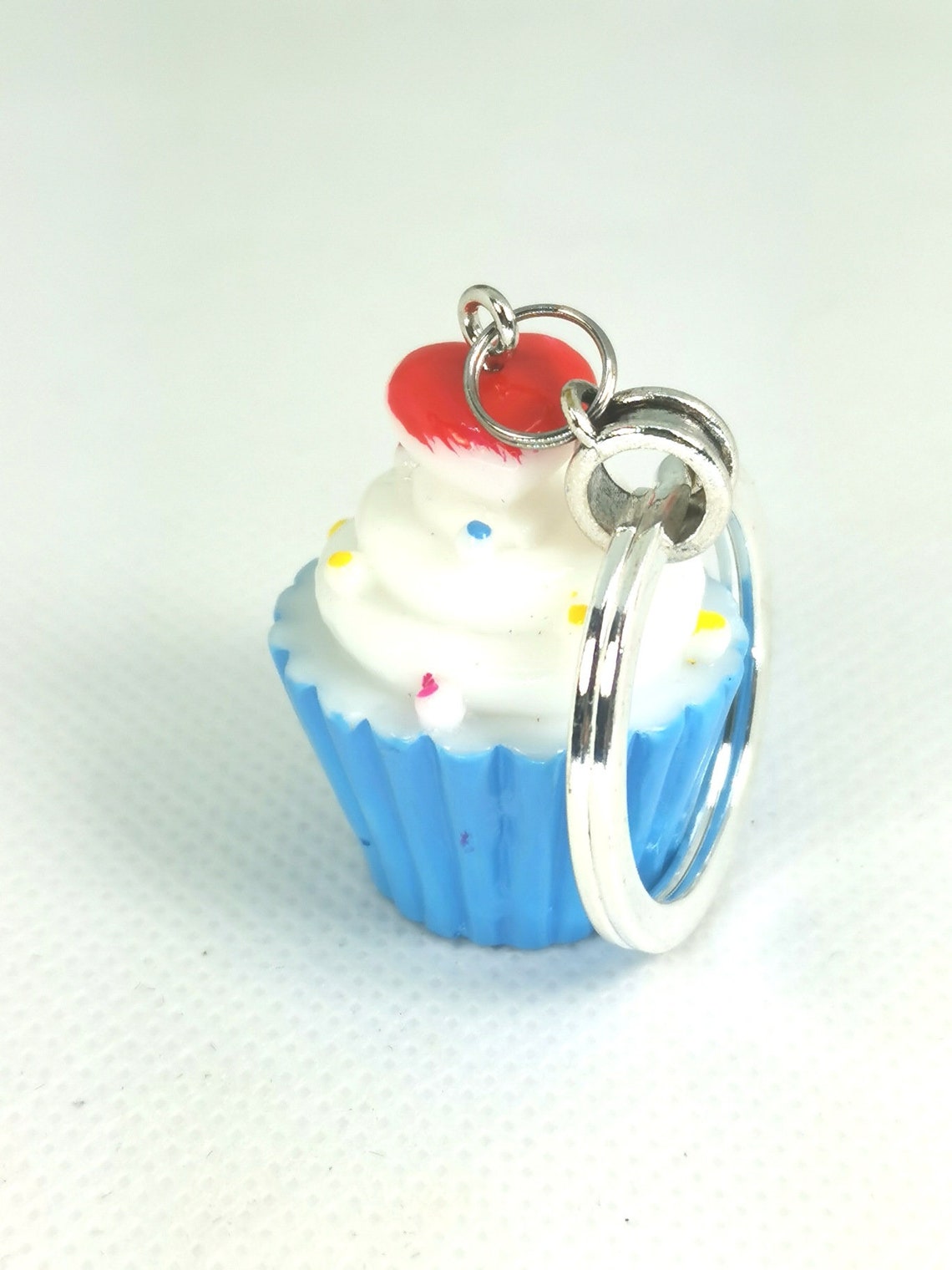 Cupcake Keyring Desert Food Keyring Fun Cupcake Keychain Etsy UK