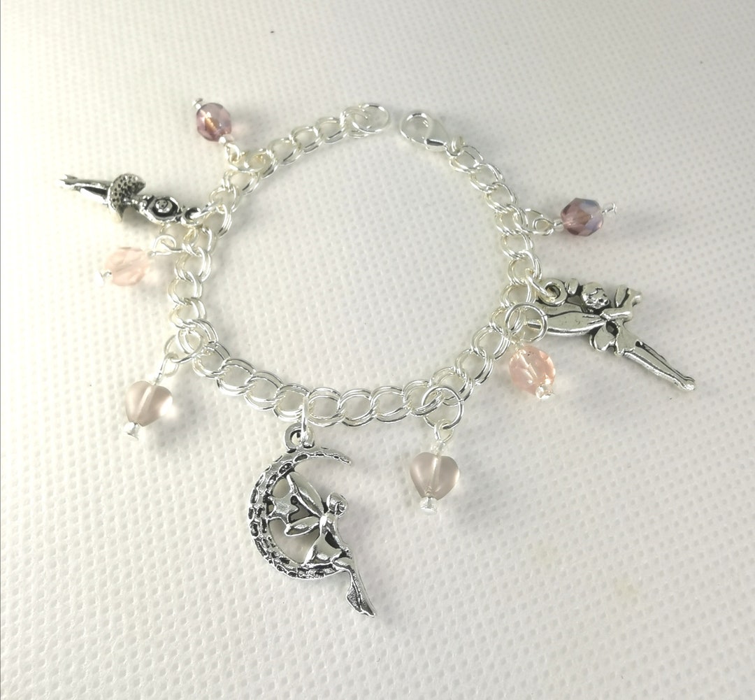 Little Girls Charm Bracelet Gift - Fairy Princess Charm Bracelet ...