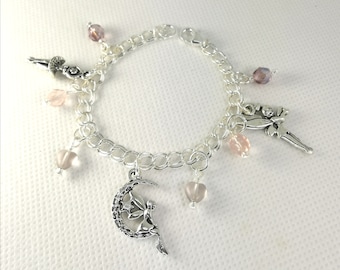 Little Girls Charm Bracelet Gift - Fairy Princess Charm Bracelet - Bracelets for girls - My First Charm Bracelet - Daughter Gift - SCC1254