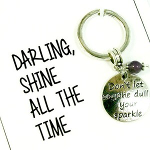 Inspirational Intention Card - Darling Shine All The Time - Set your Intention Daily Reminder - Be the Best You Can Be - SCC